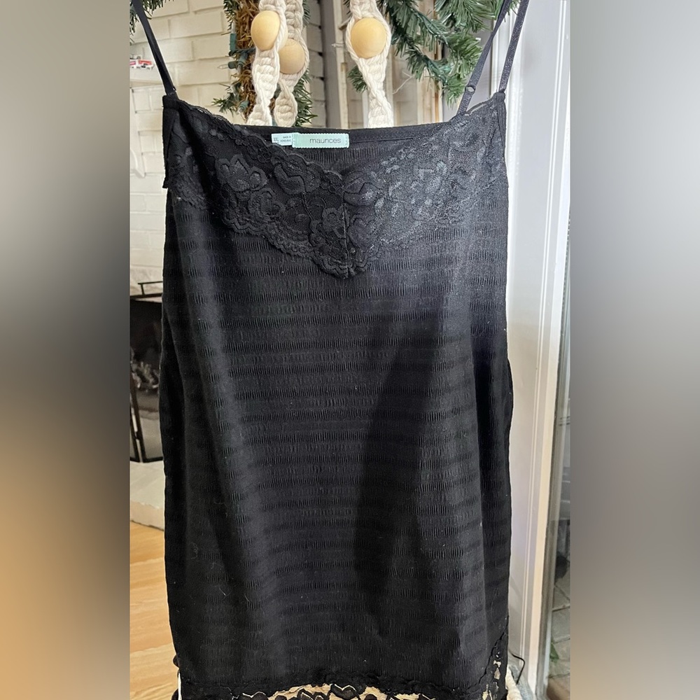 MAURICES Black Cami size XXL